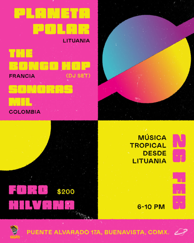 Planeta Polar, Bongo Hop y Sonoras Mil en el Hilvana