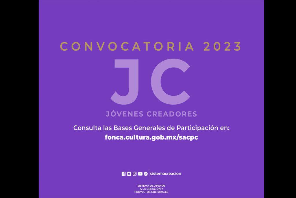 Convocatoria Jóvenes Creadores y Músicos Tradicionales