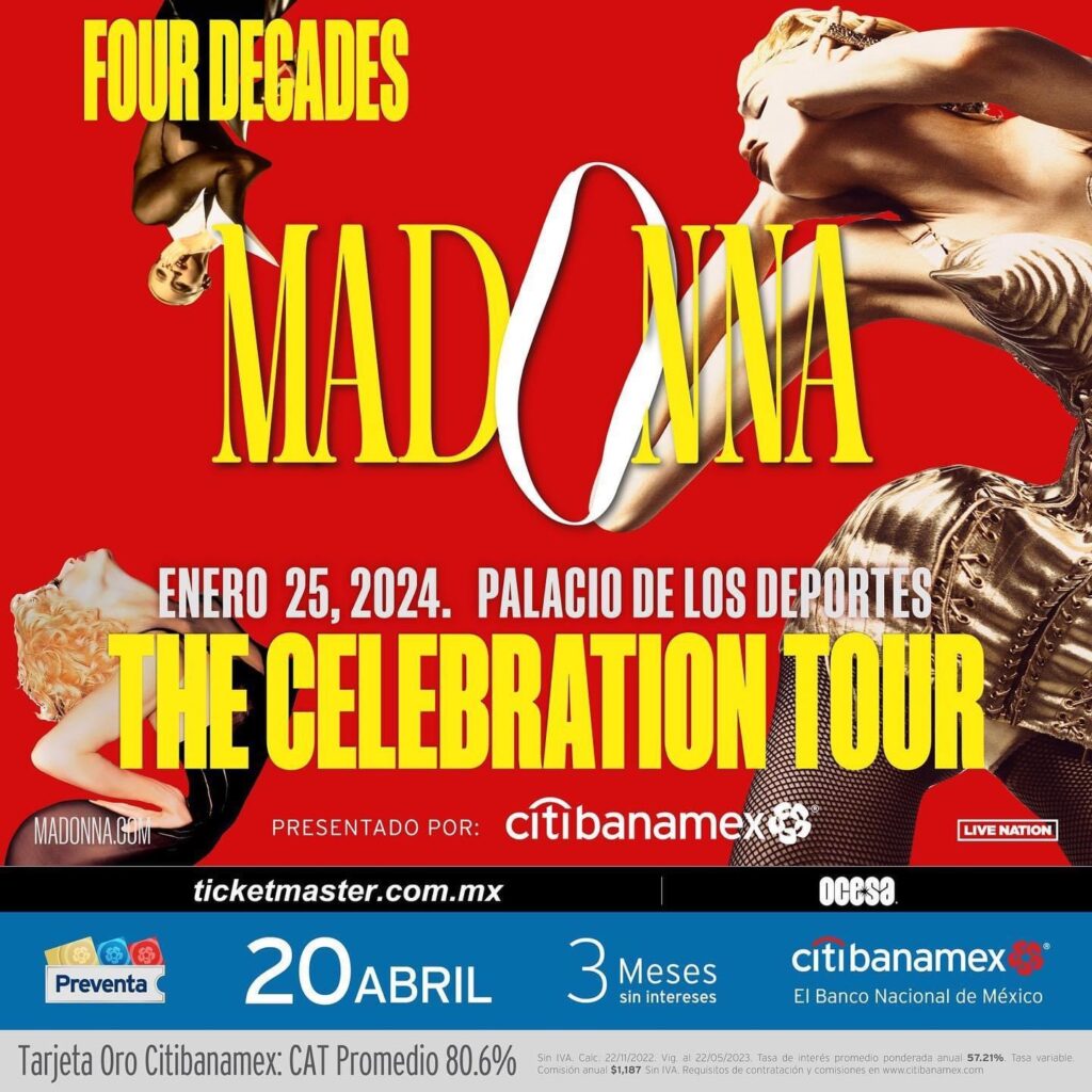 Madonna celebrará 40 años de carrera en México 1 9C5FF04B 39F5 4D05 B4AE 87939E540890