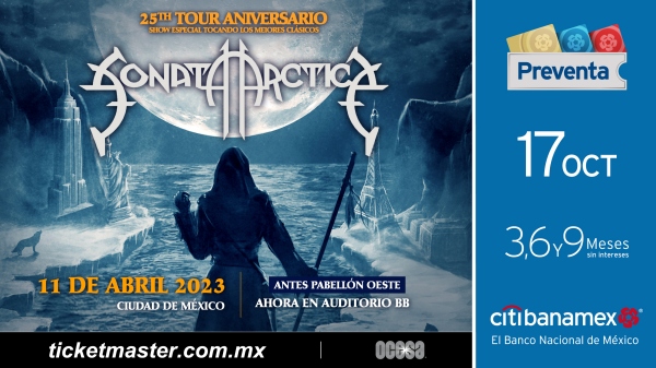 Sonata Arctica proyectará brillo metálico en el Auditorio BB 1 sonata arctica auditorio bb concierto finlandia prog metal 3
