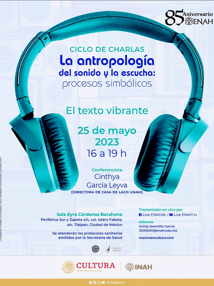 La Antropología del Sonido y la Escucha con Cinthya García Leyva y Numb 1 Marvin 2023 Antro