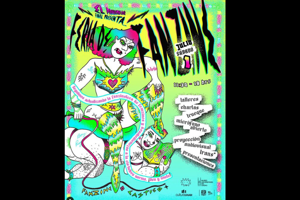 Feria de fanzine desobediente a la cis-heteronorma en el Chopo