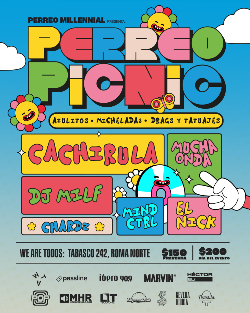 Perreo Picnic 5 presenta a: Cachirula, Mucha Onda, Dj Milf y más. 1 Perreo Picnic 5a edición