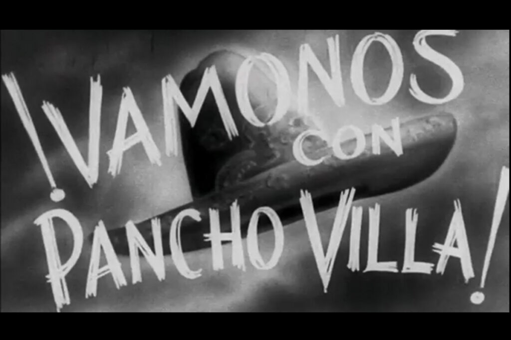 Proyección de “Vámonos con Pancho Villa” + El libro “Pancho Villa en el cine