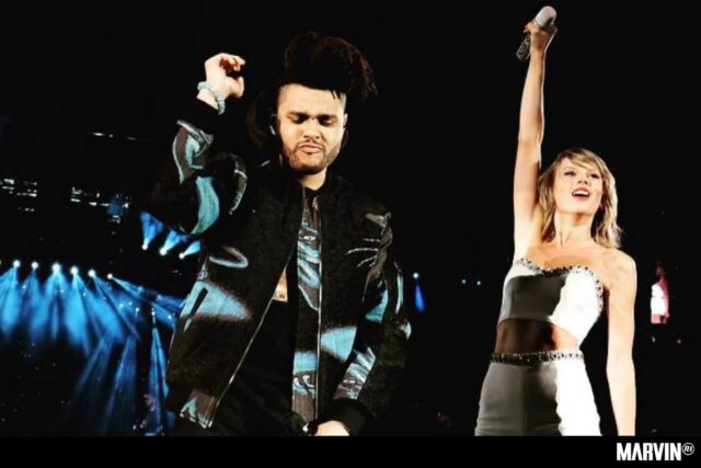 The Weeknd felicita a Taylor Swift por alcanzar 100 millones de oyentes en Spotify