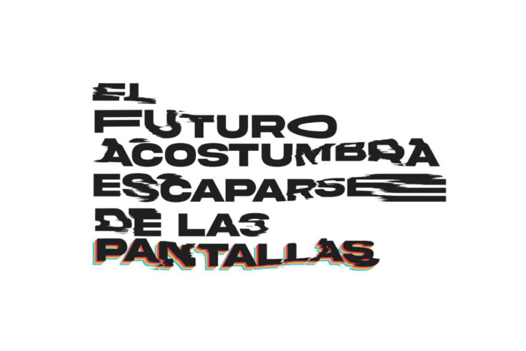 El Futuro acostumbra escaparse de las pantallas expo en Luis Adelantado