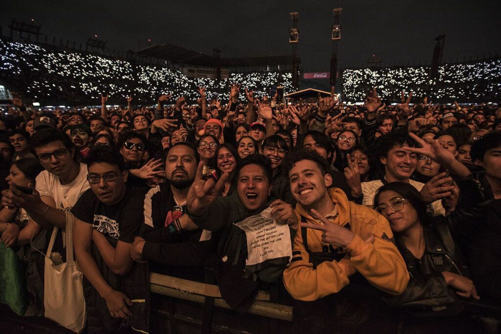 Fontaines D.C: se presentó ante un Foro Sol lleno, como teloneros de los Arctic Monkeys. 
