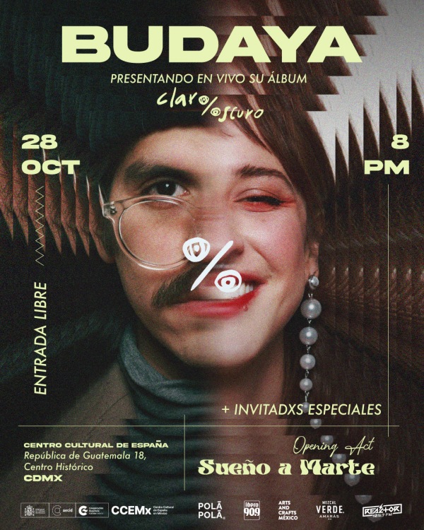 Budaya estrena álbum: ‘Claroscuro’ 2 budaya claroscuro album arts crafts concierto 3