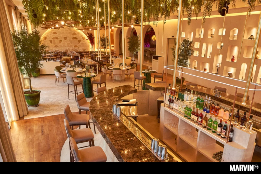 Mentor, comida griega