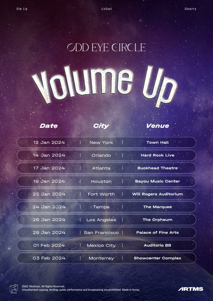 Odd Eye Circle se presenta en CDMX y Monterrey! 1 volume up ODD EYE CIRCLE