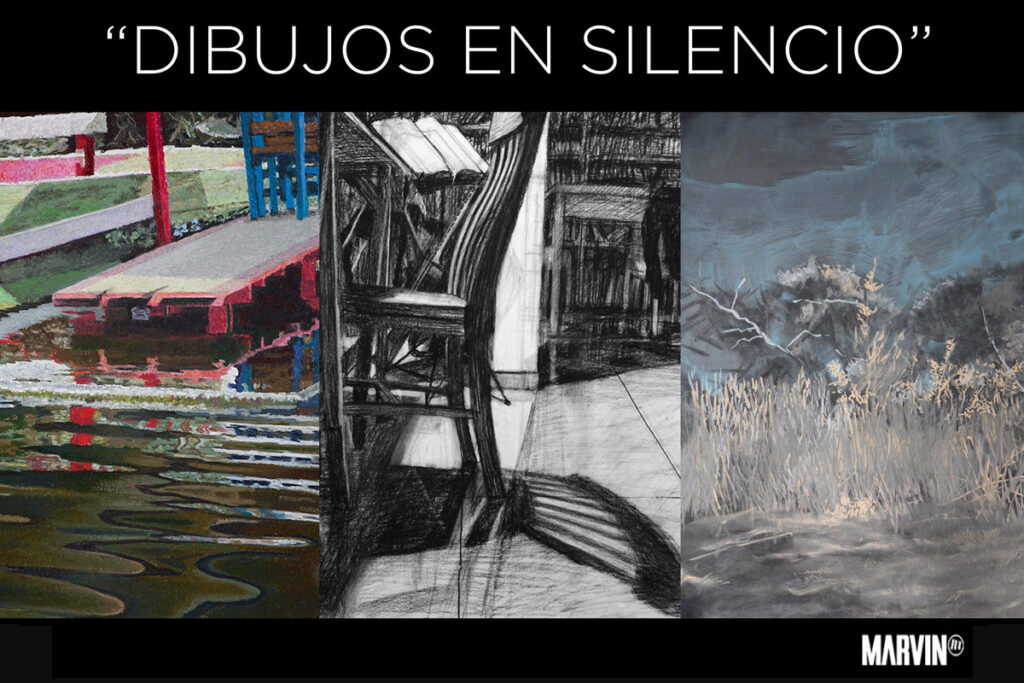 Dibujos en Silencio expo en el CCMC