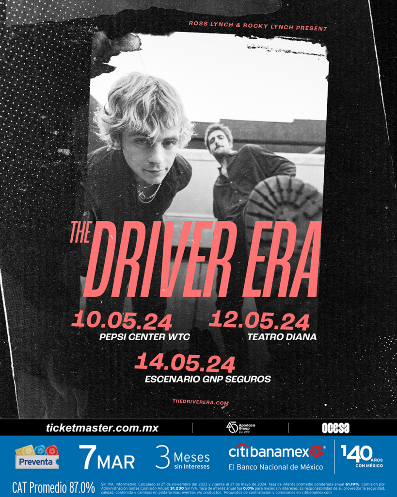 The Driver Era en Méxicomarvin.com.mx/evento/the-driver-era-de-vuelta-en-mexico-un-estallido-de-rock-alternativo/