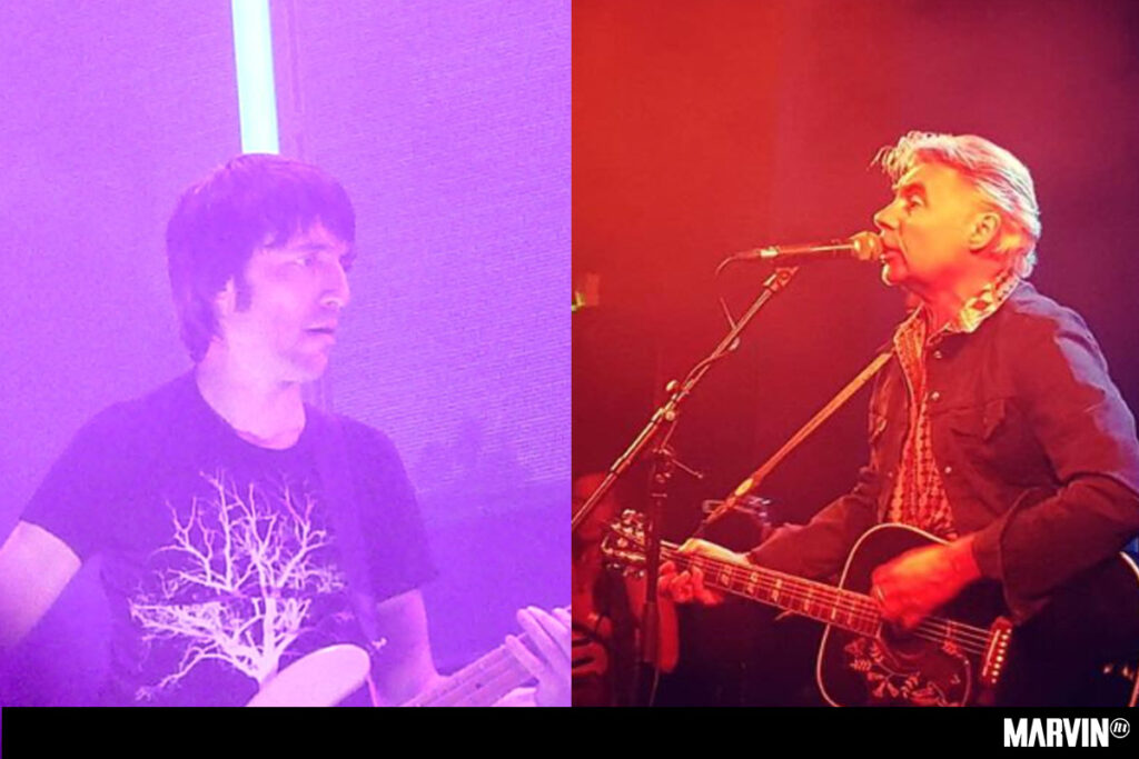 Glen Matlock de Sex Pistols y Colin Greenwood de Radiohead en Hay Festival