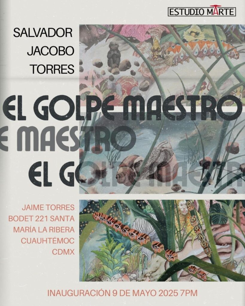 El Golpe Maestro de Salvador Jacobo en Estudio Marte 4 Salvador Flyer