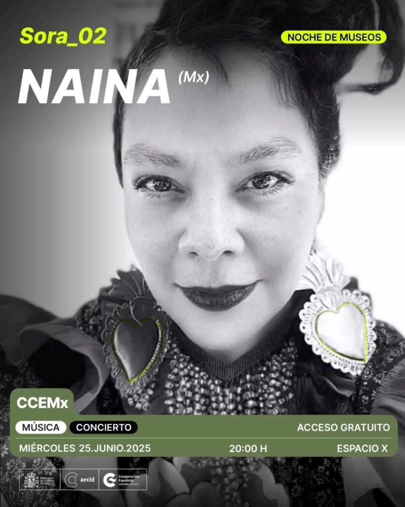 Naina en el SORA 02 del CCEmx 2 Naina Flyer
