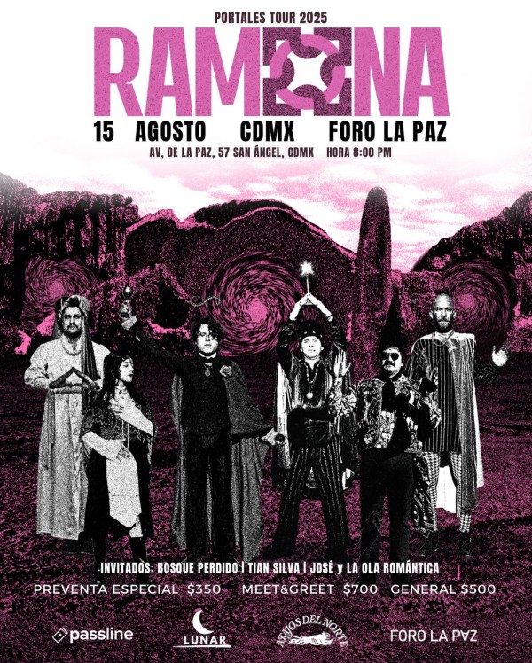 ramona portales gira album tijuana cdmx foro la paz 1