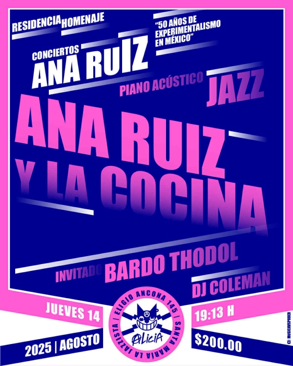 Ana Ruiz ofrecerá una serie de conciertos en el Alicia 2 ana ruiz multiforo alicia concierto 50 anos 2025 2