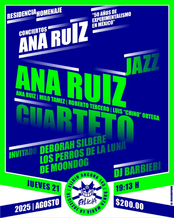 Ana Ruiz ofrecerá una serie de conciertos en el Alicia 3 ana ruiz multiforo alicia concierto 50 anos 2025 3