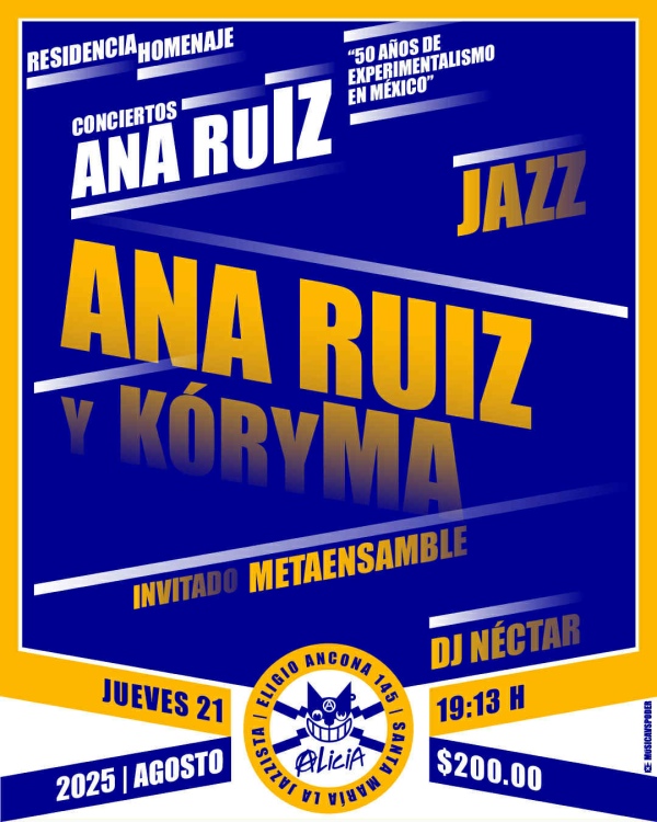 Ana Ruiz ofrecerá una serie de conciertos en el Alicia 4 ana ruiz multiforo alicia concierto 50 anos 2025 4