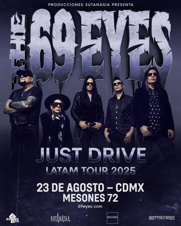 the 69 eyes concierto mesones 72 cdmx 1