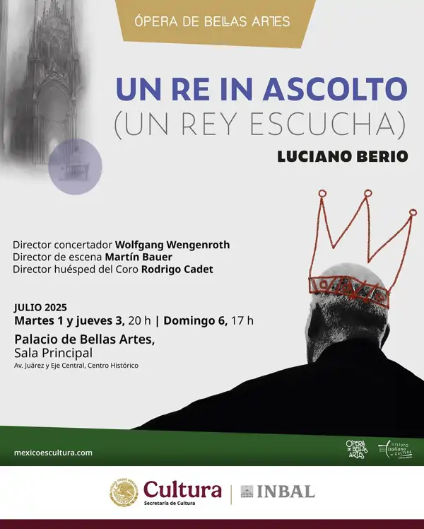 Un Re in Ascolto en México 1 unreinascoltolocandinaFlyer