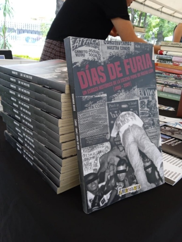 dias de furia libro diego armando cavazos nuevo leon punk 4