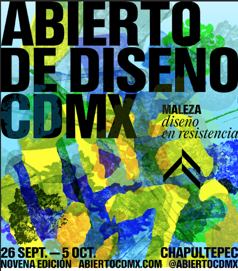 Abierto de Diseño y WDCD en el Bosque de Chapultepec 1 Flyer Abierto