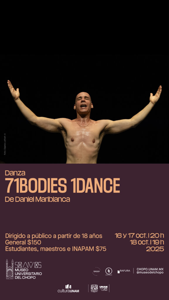 71Bodies 1Dance en El Chopo 1 DANZA 71BODIES 1DANCE REDES UNAM IG STORY 1