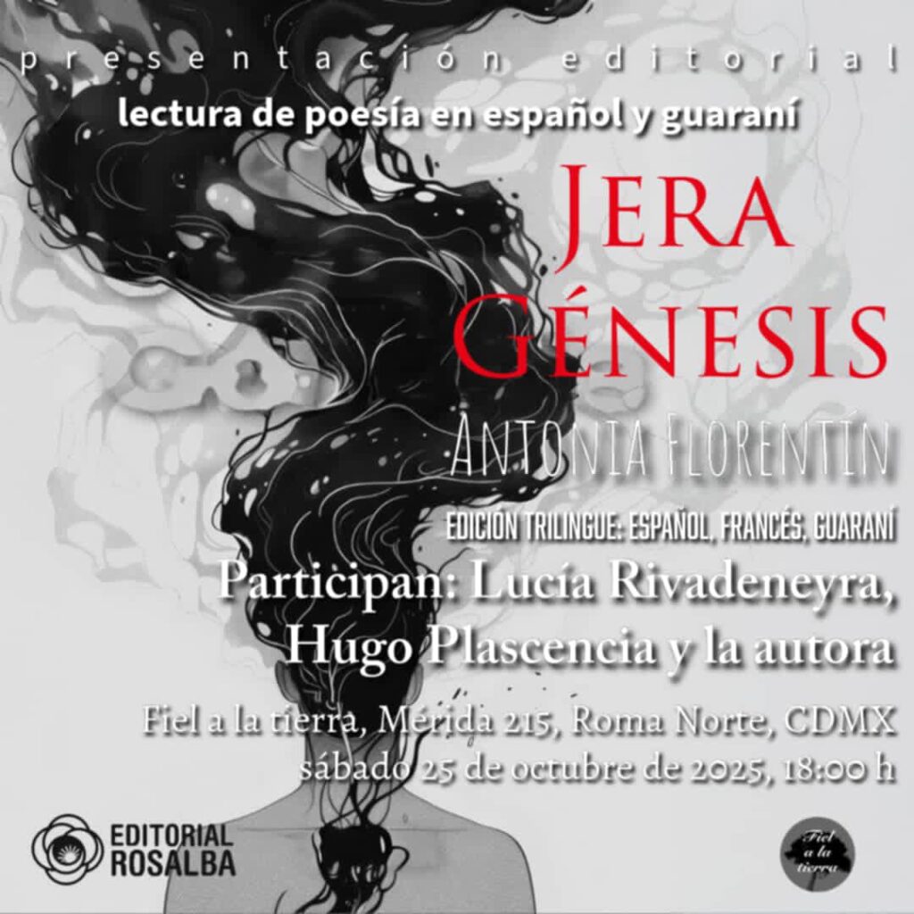 Jera Génesis, poesía erótica Guarani 2 Flyer Jera 2