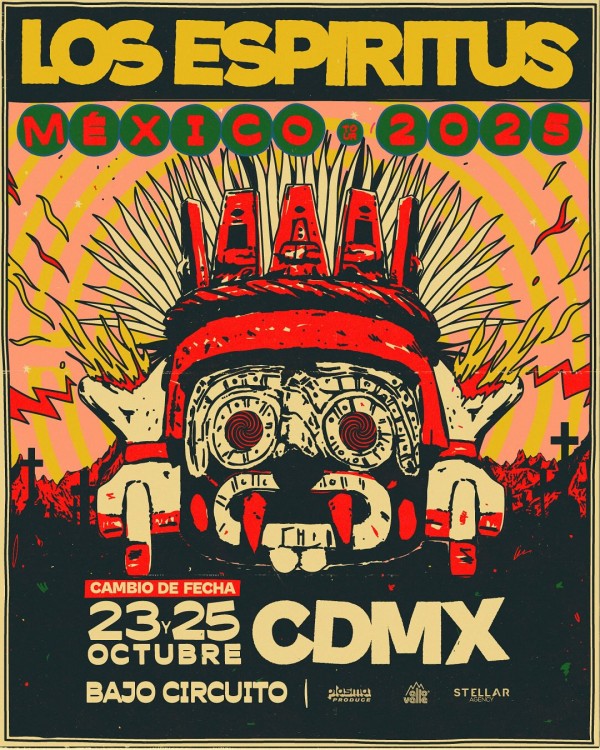 los espiritus entrevista gira mexico 2025 psicodelia 1