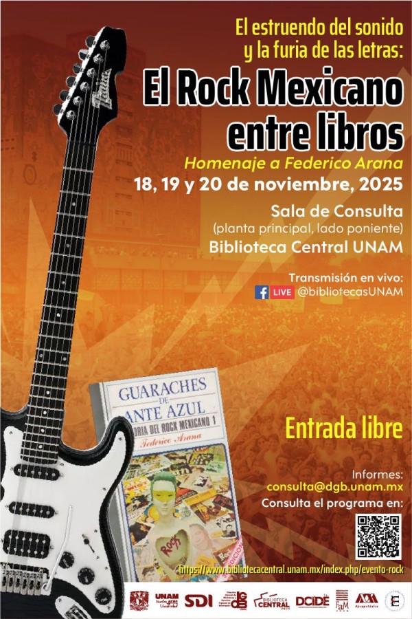 federico arana homenaje rock mexicano unam 2025 2