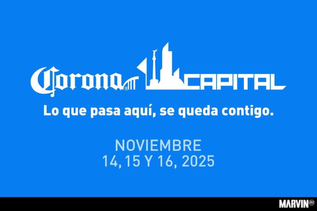 Horarios Corona Capital 2025: nos vemos ahí!