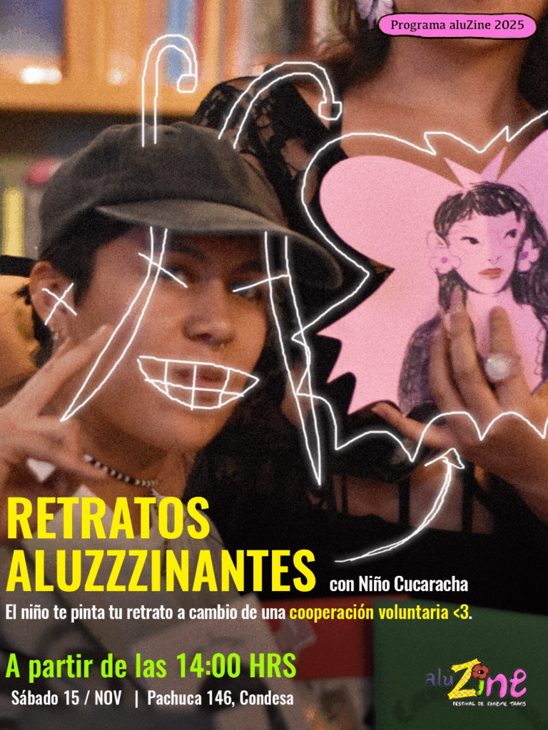 AluZine Festival de Fanzine Trans 7 nino cucaracha aluzine 2025 1 1