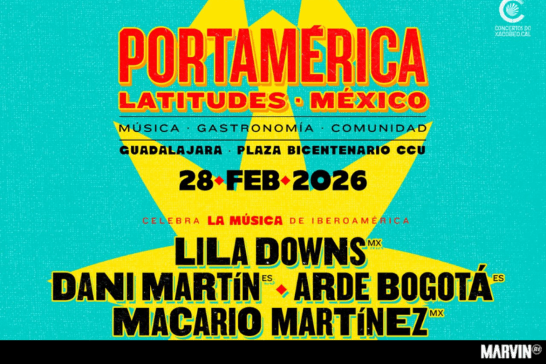 PortAmérica Latitudes 2026: música y gastronomía vuelven a encontrarse en Guadalajara