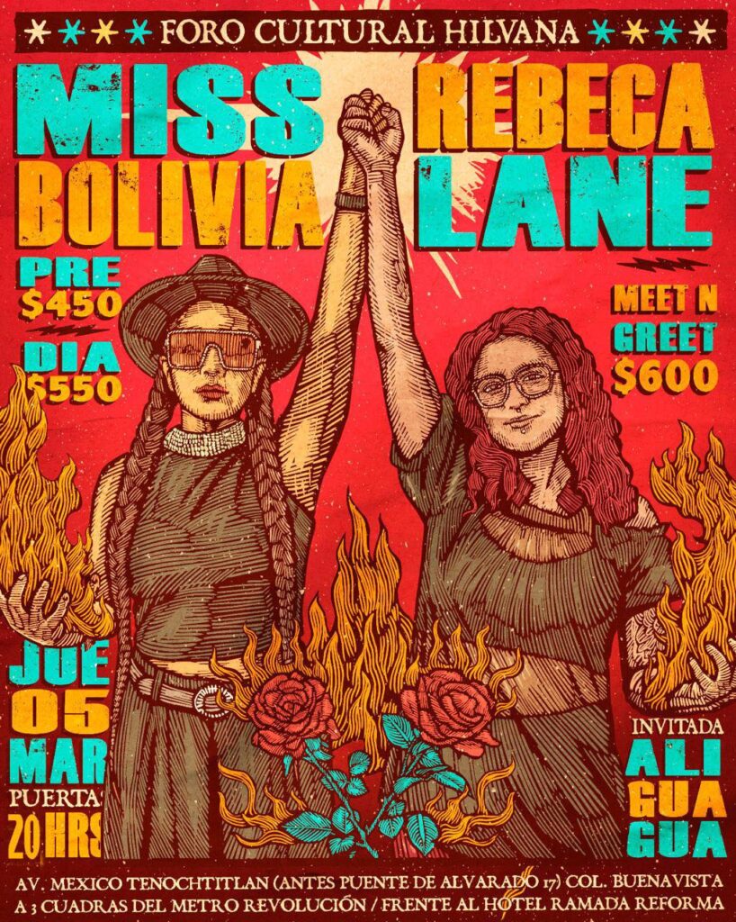Flyer Rebeca Lane Miss Bolivia