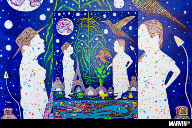 Otros Mundos Posibles de Filogonio Naxín en el Grand Palais de Paris