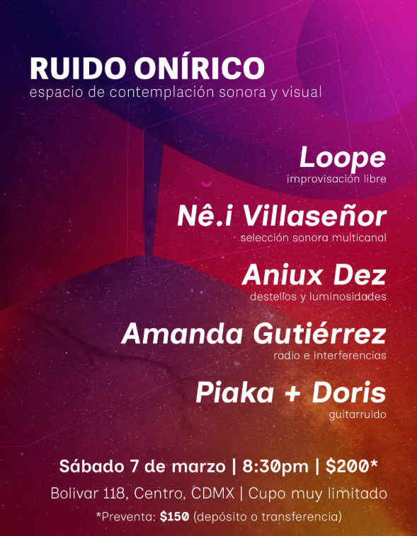 Ruido Onirico marzo