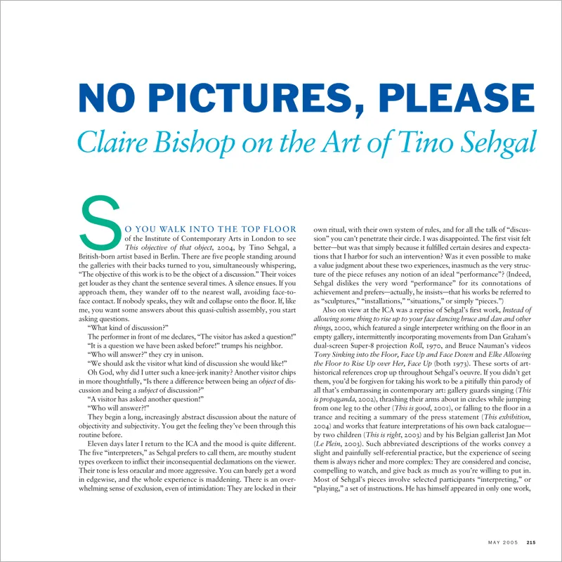 This Joy de Tino Sehgal en Tono Festival 2 No pictures Please article00 large 93