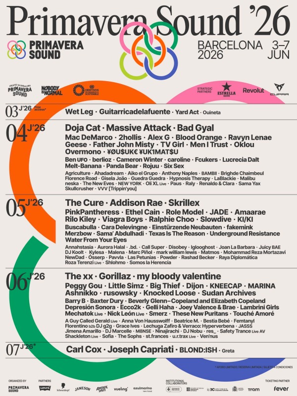 primavera sound 2026 barcelona festival espana 1