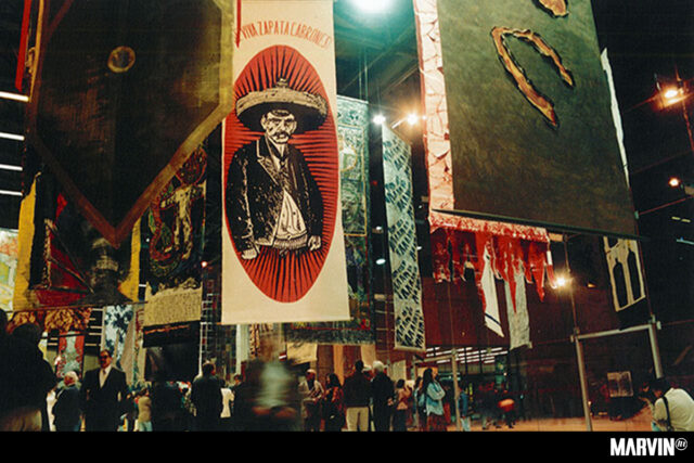Bienal Internacional de Estandartes en el Chopo