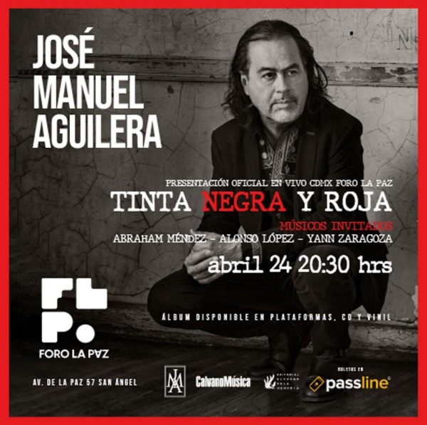 José Manuel Aguilera presentará ‘Tinta negra y roja’ en el Foro La Paz 1 jose manuel aguilera tinta negra y roja foro la paz 1