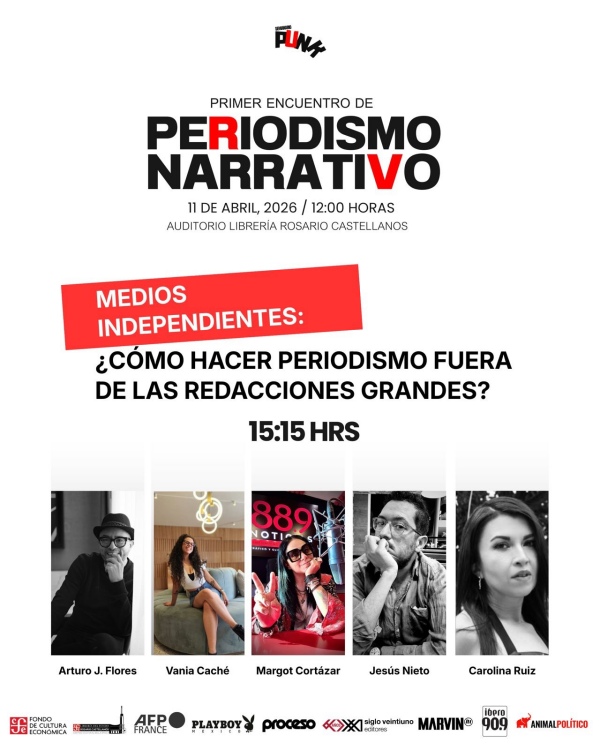 Semanario Punk presenta el ‘Primer encuentro de periodismo narrativo’ en la CDMX 6 primer encuentro de periodismo narrativo semanario punk 6