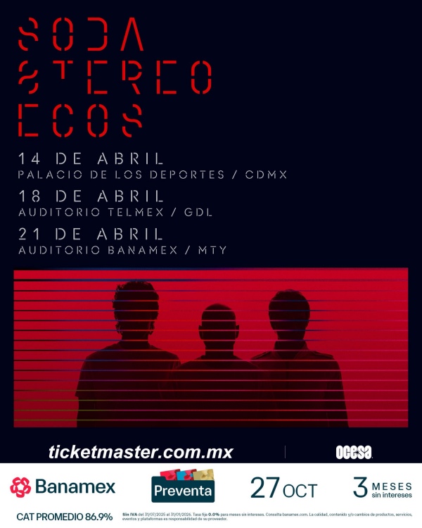soda stereo palacio de los deportes ecos 2026 cdmx 1