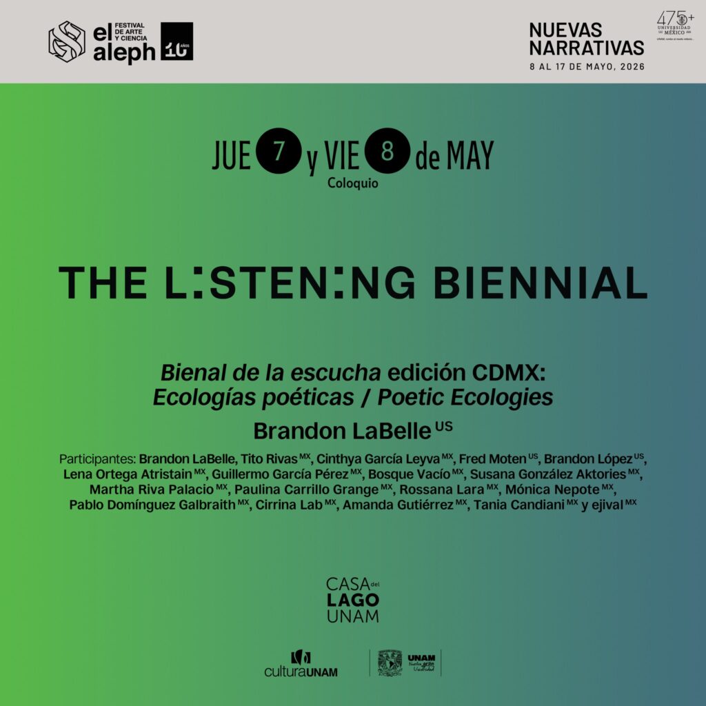 The Listening Biennial en Casa de Lago 1 Bienal168