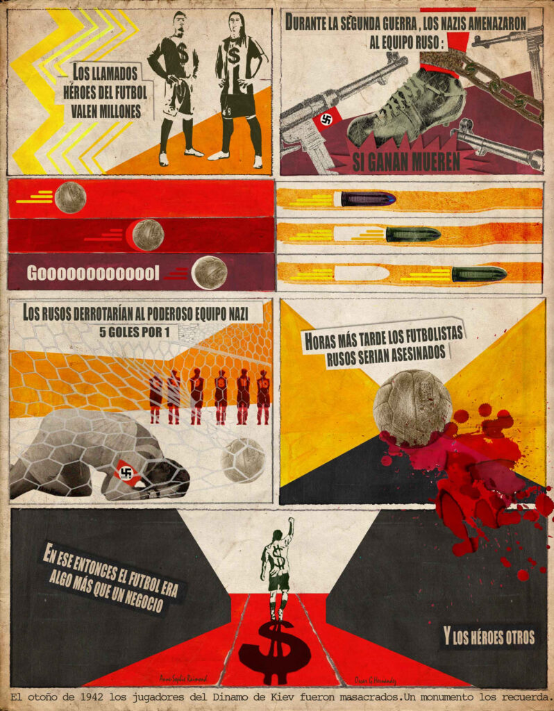 Comic Oscar Mundial de Futbol y Nazismo