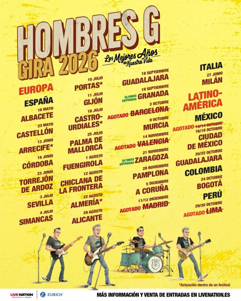 Hombres G flyer