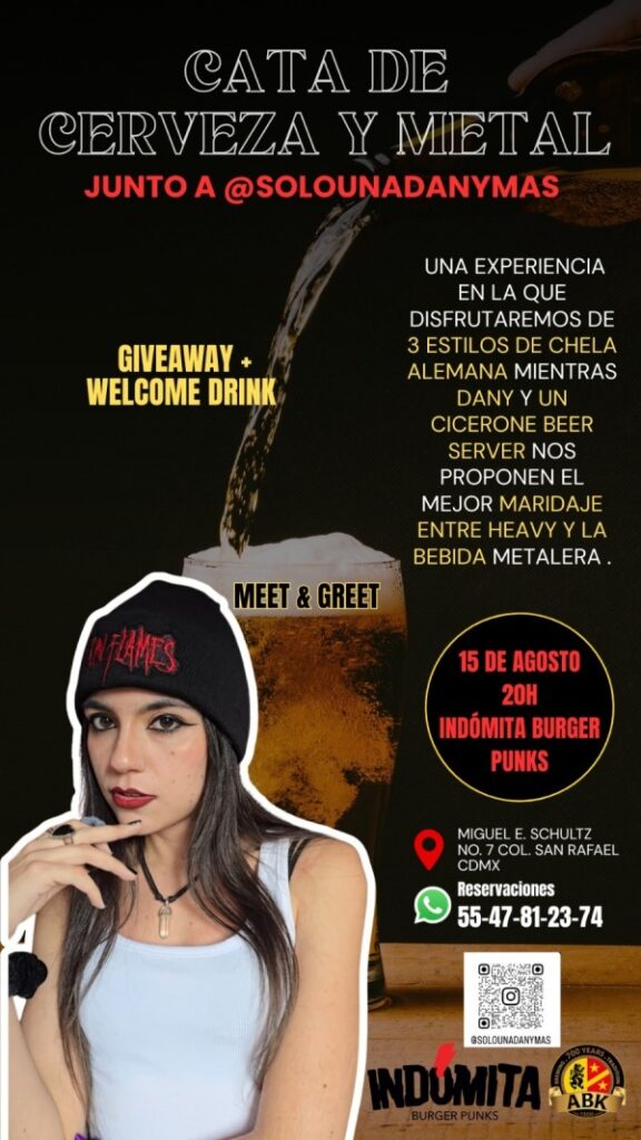 cata metalera indomita burger punks solounadanymas 1