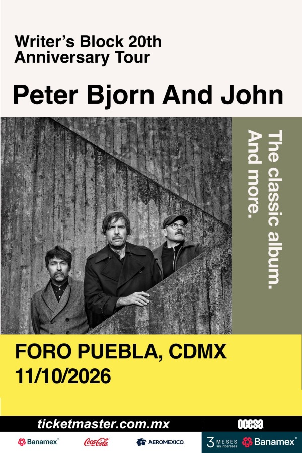 peter bjorn and john foro puebla cdmx 2026 1