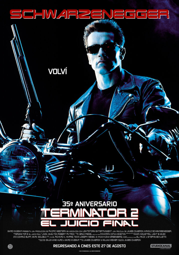 Terminator 2, Reestreno por 35 Aniversario 3 Terminator 2 Afiche Cines 1344 x 1920