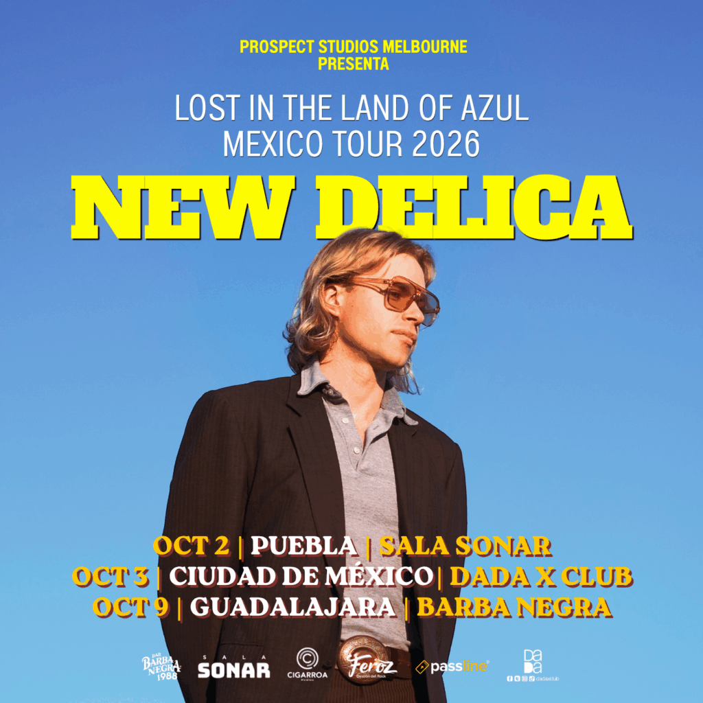 New Delica desembarca en México: El choque eléctrico de Melbourne que incendia el circuito independiente 3 https://marvin.com.mx/new-delicia-gira-mexico-nuevo-disco-entrevista/